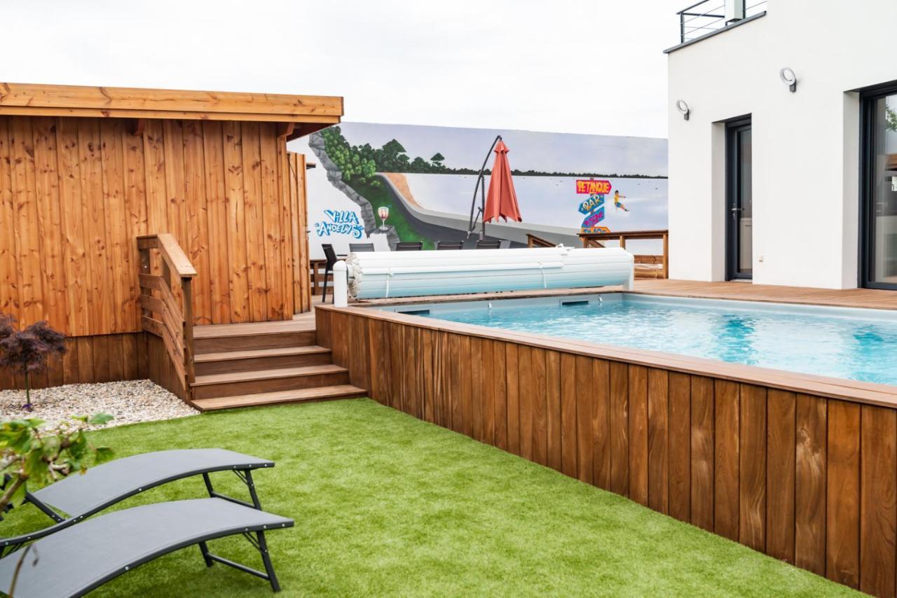 Frenchyhomes☆Villadeluxe☆Plage☆Piscine أنديرنو لي بان المظهر الخارجي الصورة